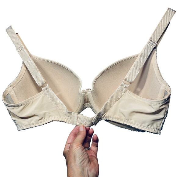 Wacoal La Femme Bra Nude Beige Underwire T Shirt Side Smoothing 853117 36DD - Picture 4 of 9